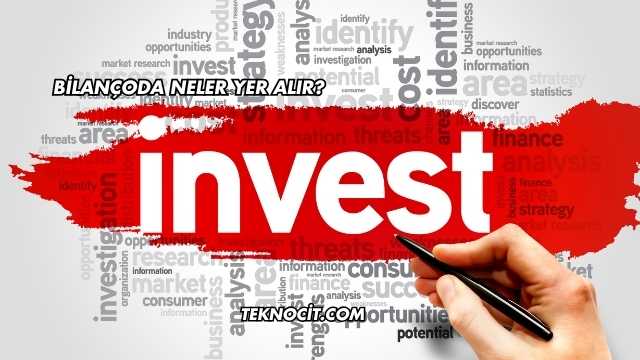 Bilançoda Neler Yer Alır?