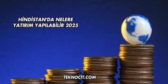 Hindistan’da Nelere Yatırım Yapılabilir 2025
